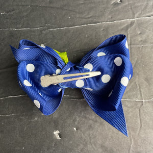 Polka Dot Hairbow Clip