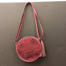 Load image into Gallery viewer, Lace Floral Round Handbag
