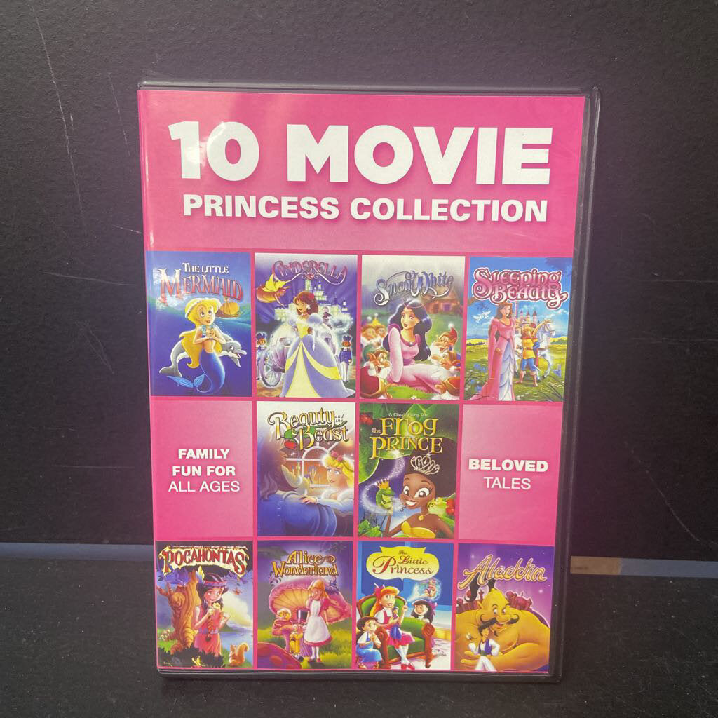 2 Disc 10 Movie Princess Collection -movie – Encore Kids