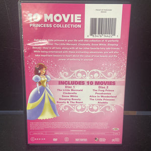 2 Disc 10 Movie Princess Collection -movie