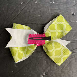 Patterned Hairbow Clip