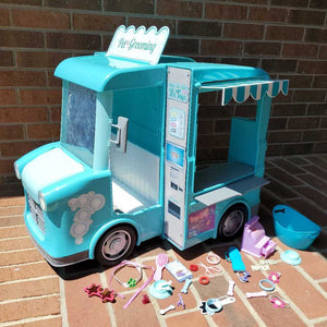 mobile pet grooming set for 18" doll