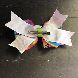 Rainbow Star Hairbow Clip