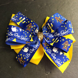 Be Our Guest Beauty and the Beast Hairbow Clip