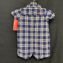 Load image into Gallery viewer, plaid button submarine outfit
