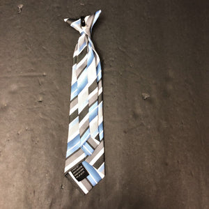 clip on striped tie