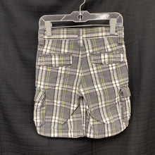Load image into Gallery viewer, Plaid Cargo Shorts
