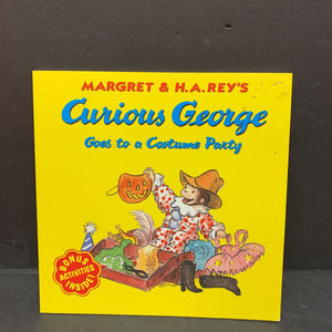 Curious George Goes to A Costume Party (Margret Rey & H.A. Rey) -character