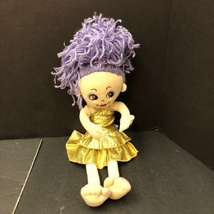 Plush Doll in Ruffle Dress