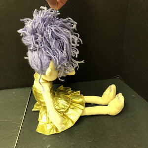Plush Doll in Ruffle Dress
