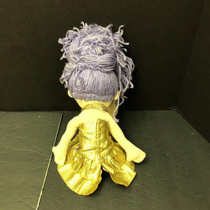 Plush Doll in Ruffle Dress