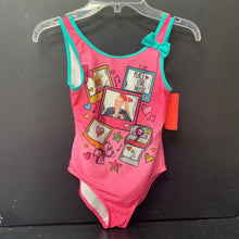 Load image into Gallery viewer, &quot;Peace love music&quot; swimsuit
