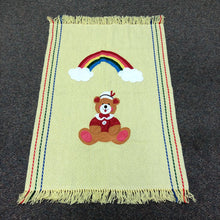 Load image into Gallery viewer, Rainbow Sailor Bear Nursery Blanket
