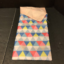 Load image into Gallery viewer, Triangle Pattern Sleeping Bag for 18&quot; Doll
