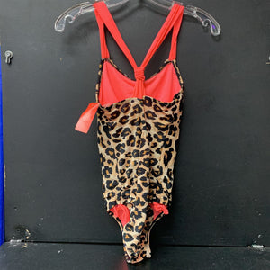 "Fierce and Strong" cheetah swimsuit