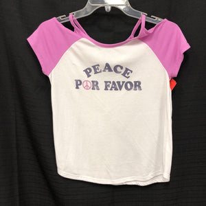 "Peace por favor" top