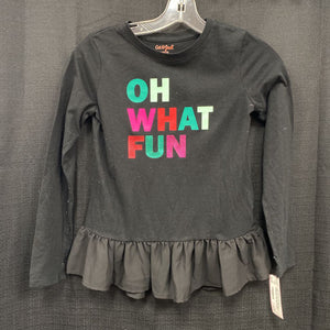 "Oh What..." Christmas Top