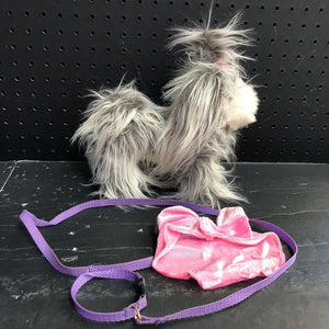 Plush Puppy w/Leash for 18" doll