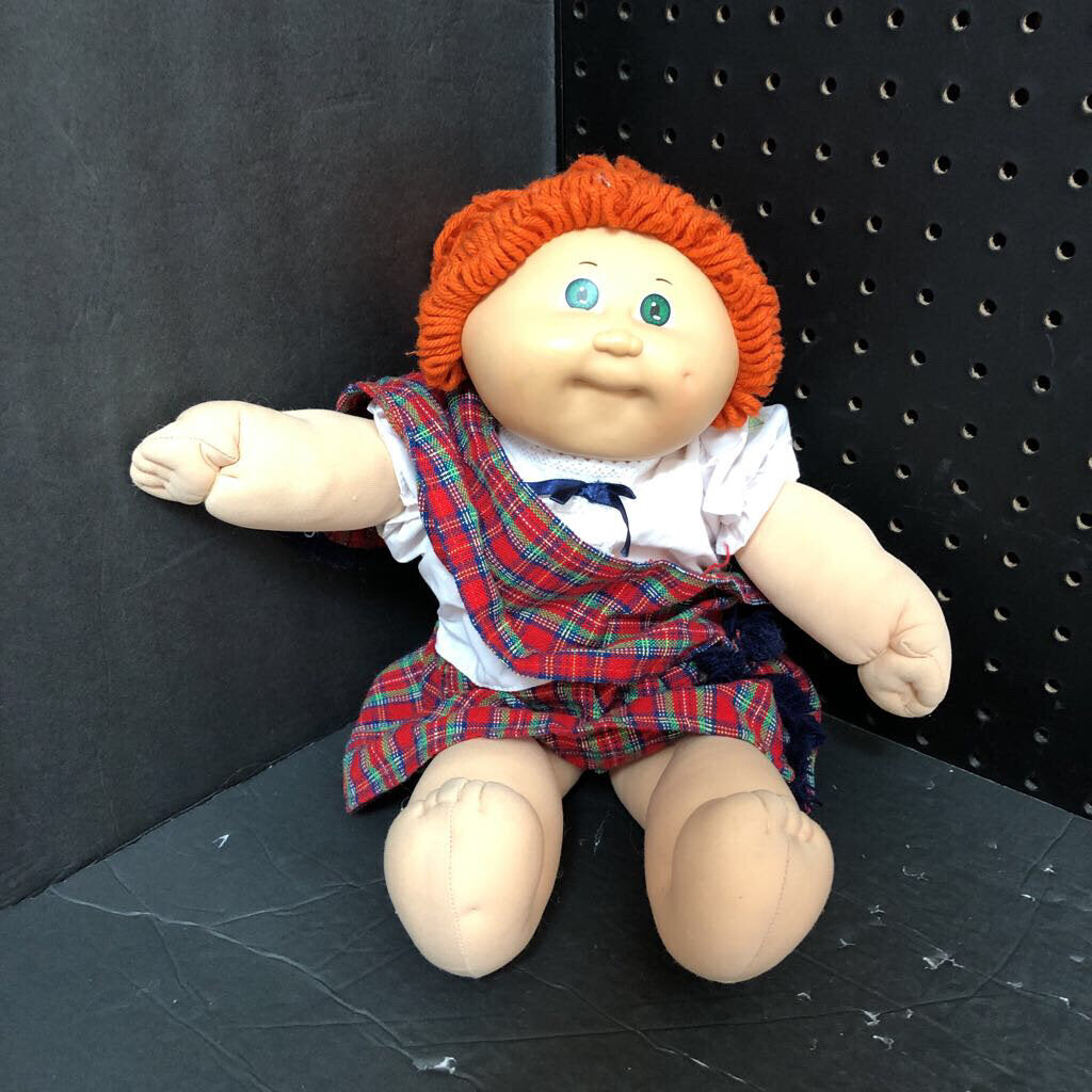 Baby Doll in Plaid Outfit 1978-1982 Vintage Collectible