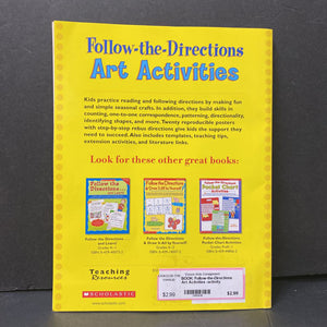 Follow-the-Directions Art Activities -activity