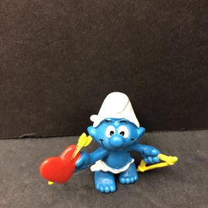 Cupid Smurf Valentine Peyo Toy 1981 Vintage Collectible