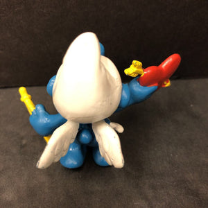 Cupid Smurf Valentine Peyo Toy 1981 Vintage Collectible