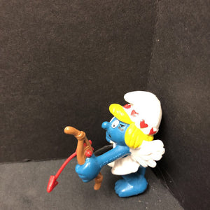 Cupid Smurfette Valentine Peyo Toy1982 Vintage Collectible