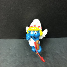 Load image into Gallery viewer, Cupid Smurfette Valentine Peyo Toy1982 Vintage Collectible
