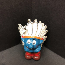 Load image into Gallery viewer, Indian Smurf Peyo Toy 1981 Vintage Collectible
