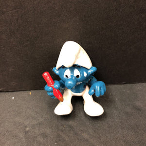 Student Smurf Peyo Toy 1981 Vintage Collectible