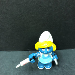 Nurse Smurfette Peyo Toy 1981 Vintage Collectible