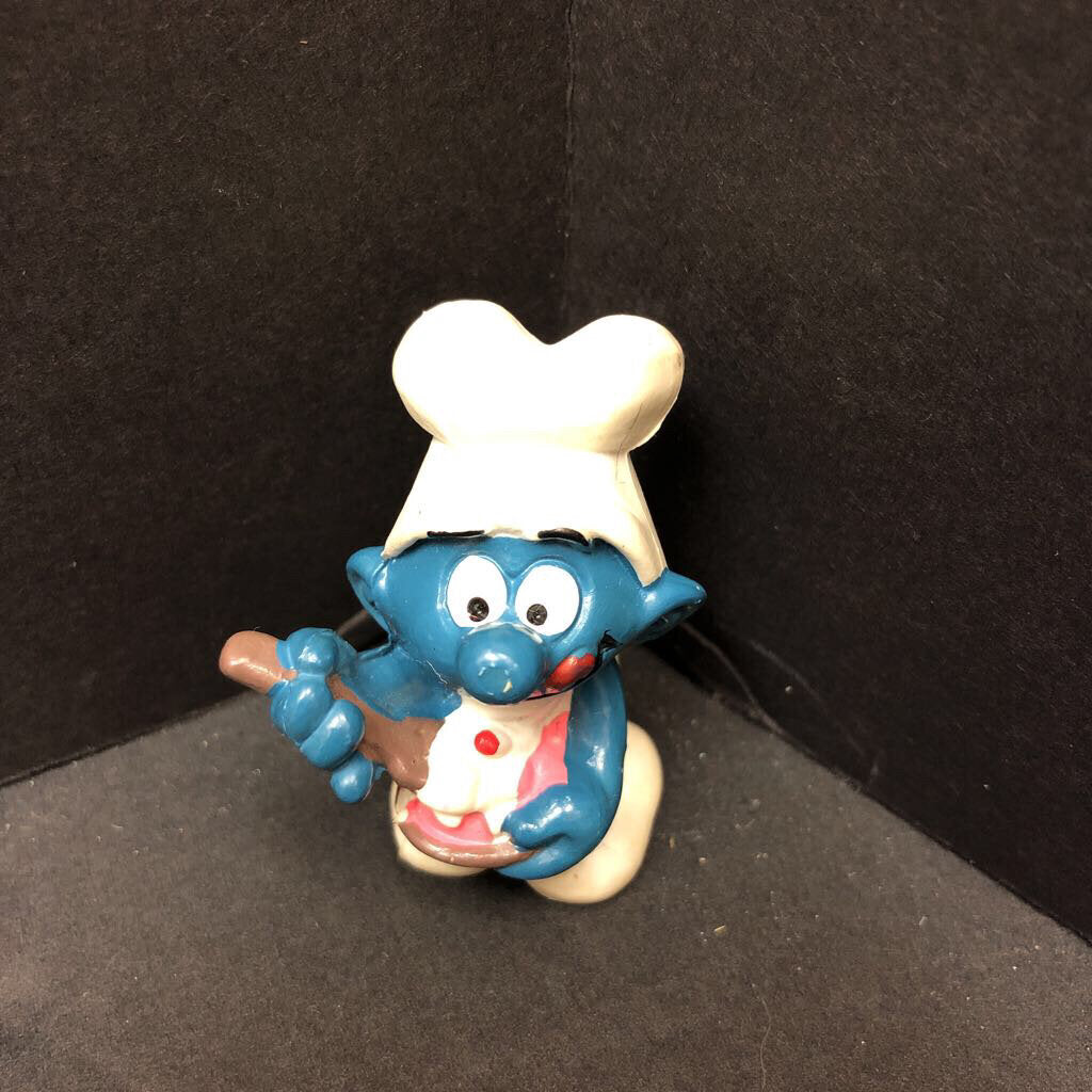 Greedy Smurf Pastry Chef Peyo Toy 1983 Vintage Collectible – Encore Kids  Consignment