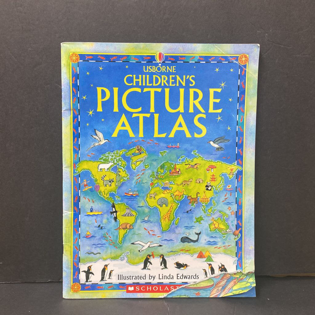 Children's Picture Atlas (Usborne) -educational
