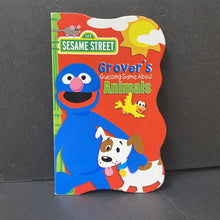 Load image into Gallery viewer, Grover&#39;s Guessing Game About Animals (Sesame Street) -board
