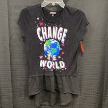 Load image into Gallery viewer, &quot;Change the world&quot; Earth top (Spacepop)
