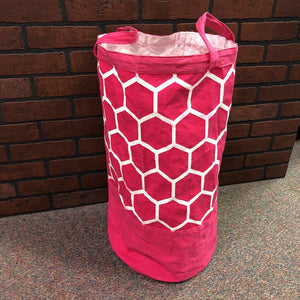 Patterned Laundry Hamper Bag