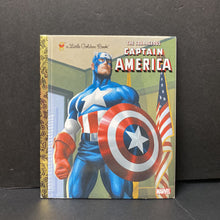 Load image into Gallery viewer, The Courageous Captain America (Marvel) (Golden Books) -character
