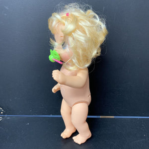 Blonde Doll w/ Pacifer (Battery Operated; baby talks)