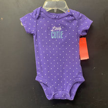 Load image into Gallery viewer, &quot;Little cutie&quot; dotted onesie
