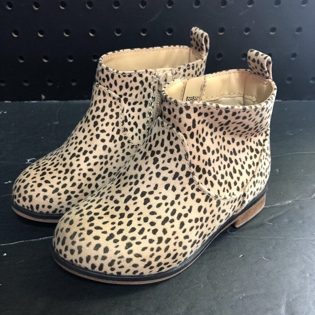 Girls Animal Print Boots