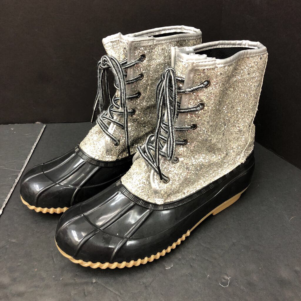 Girls Sparkly Rain Boots