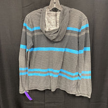 Load image into Gallery viewer, Striped Hooded Shirt
