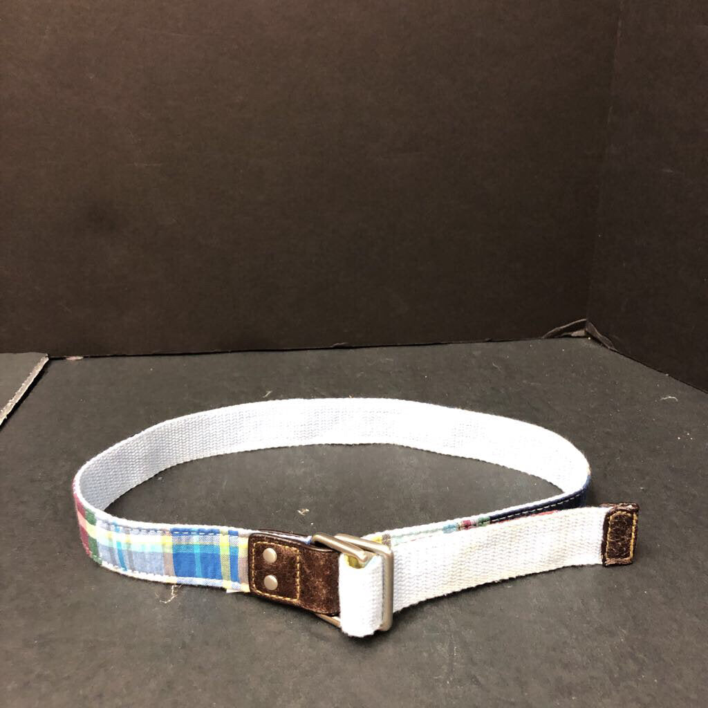 Boys Plaid Belt