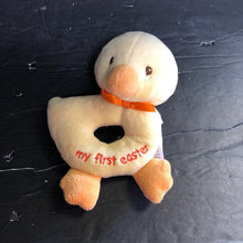 Load image into Gallery viewer, &quot;My First Easter&quot; Duck Rattle Toy (Prestige Baby)

