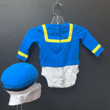 Load image into Gallery viewer, Donald Duck Onesie w/ Hat Costume
