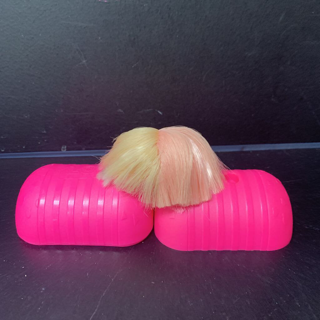 doll wig w/ case