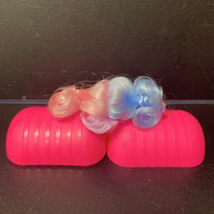 doll wig w/ case