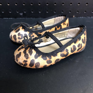 Girls Animal Print Flats