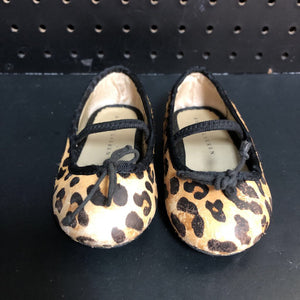 Girls Animal Print Flats