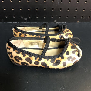 Girls Animal Print Flats